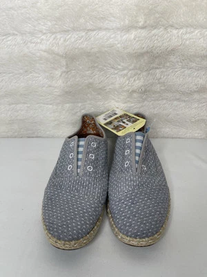 Alpargata Toms Azul Denim Lunares Sin Cordones Nueva con Etiquetas Talla 6 Foto 1 de 4