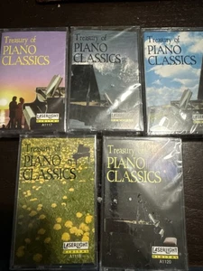 Piano Classics Treasury ALL 5 Tapes Brand New A1117-A1121 LaserLight Limited - Picture 1 of 11