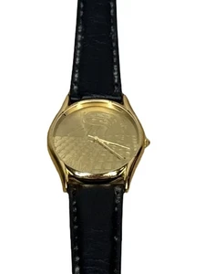 Reloj Salvador Dalí Museo Tono Dorado Derretido San Petersburgo, FL Japón Movt LEER - Imagen 1 de 4