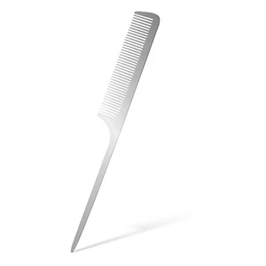 Metal Rat Tail Comb Stainless Steel Hair Combs Flat Top Fine Cutting Comb Tea... - Picture 1 of 7