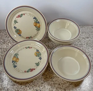 Juego de 12 platos Corelle Abundance - 6 platos de almuerzo y 6 cuencos. - Imagen 1 de 6