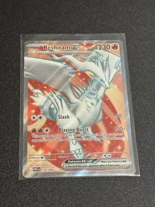 MINT Reshiram ex Full Art Ultra Rare 158/086 ENGLISH White Flare IN HAND - Picture 1 of 10
