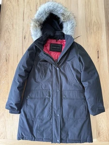 Andrew Marc Women's Snorkel Parka Jacket Detachable Faux Fur Lined Hood Size M - Picture 1 of 14