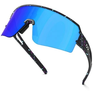 Polarized cycling glasses sports sunglasses,UV400 Protection Fishing Driving ... - Picture 1 of 7