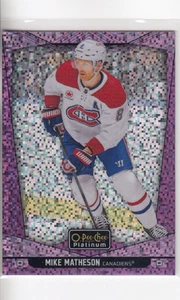 2024/25 OPC Platinum Montreal Canadiens Mike Matheson Violet Pixels  Ltd #/299 - Bild 1 von 2