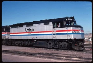 Original Rail Slide - AMTK Amtrak 397 Denver CO 4-1-1991 - Picture 1 of 1