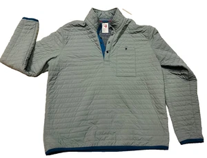 Relwen Men's Sz 2X Windzip Grey Popover Windproof Insulated Full Zip Jacket - Picture 1 of 9