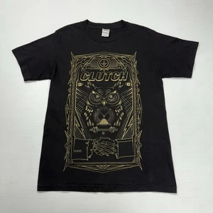 Camisa sin asas Alstyle banda para hombre S negra con logotipo de búho que todo lo ve música retro rock punk - Imagen 1 de 10