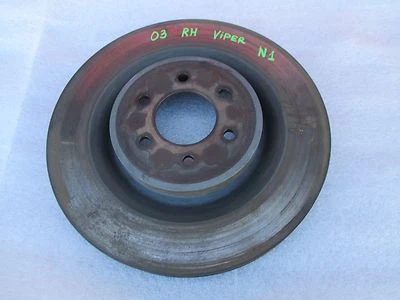  Dodge Viper SRT10  REAR BRAKE  ROTOR 2003 2004 2005 2006 03 04 05 06 OEM - Image 1 of 4