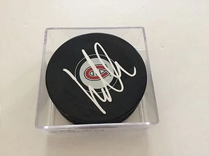 Lars Eller Signed Hockey Puck Montreal Canadiens Autographed b - Picture 1 of 1