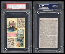 1888 N114  DUKE KNAPP HISTORIES OF GENERALS W. SCOTT  "PSA 4 VG-EX  7101
