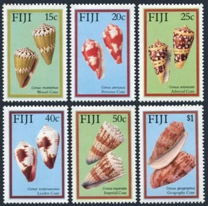 Fiji 564-569, MNH. Mi 559-564. Cone Shells 1987. Weasel, Pertusus, Admiral, - Picture 1 of 1