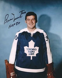  Autographed 8x10 BERNIE PARENT "HOF 84" Toronto Maple Leafs photo w Show Ticket - Picture 1 of 1