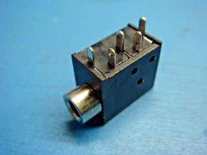 (250) ASTRON AT-JY3540-050B 3.5mm STEREO HEADPHONE PHONE JACK 5P PCB CONNECTOR - Picture 1 of 9