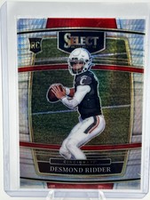 2022 Panini Select Draft Picks Concourse Hyper Prizm Desmond Ridder Rookie RC