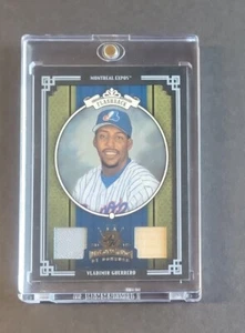 Vladimir Guerrero 2005 Donruss Diamond Kings #1/1 Flashback Bat Jersey Relic HOF - Picture 1 of 14