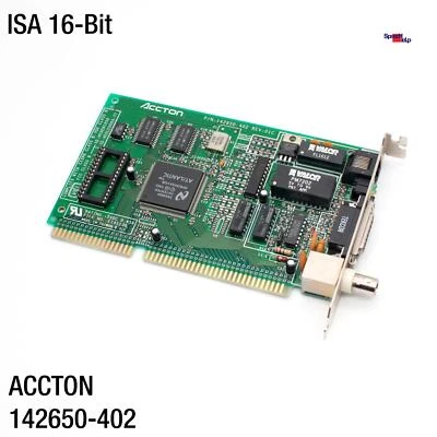 Accton 142650-402 090 S26361-D810-V1 Isa BNC Network Card Ethernet Lan Card - Image 1 of 4