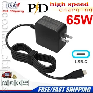 For Dell 65W 20V USB-C Type C HA65NM170 AC Power Adapter Charger Latitude XPS - Picture 1 of 16