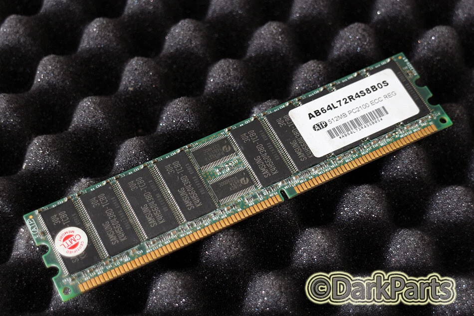 ATP AB64L72R4S8B0S 512MB PC2100 ECC REG Memory RAM - Immagine 1 di 1