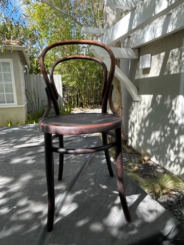 4 Vintage Bentwood Dinning Chairs (one without seat)  Price is for all 4 Cover