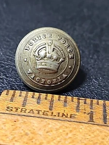 POLICE FORCE VICTORA Uniform Mantel Knopf 3/4" veraltet Brisbane - Bild 1 von 4