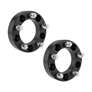 2x 1.5" 5x5.5 Wheel Spacers 1/2"x20 For Ford F-150 Bronco Dodge Ram 1500 - Picture 1 of 10