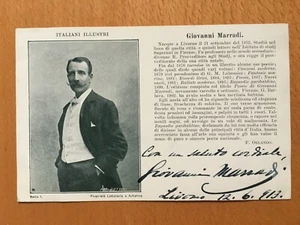 Cartolina autografa di Giovanni Marradi - Picture 1 of 1