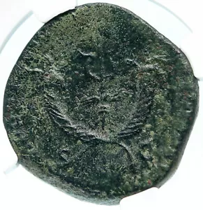 COMMODUS Authentic Ancient Rome SESTERTIUS Roman Coin CORNUCOPIAS NGC i83572 - Picture 1 of 5