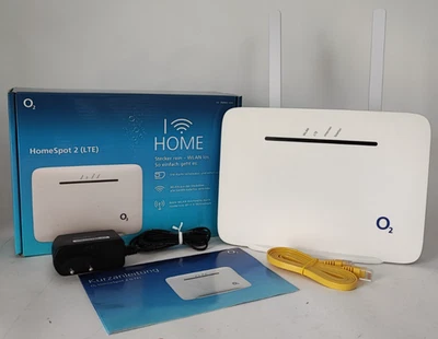 o2 HomeSpot 2 LTE Router WLAN 4G Modem 300 MBit/s Simlockfrei Internet SIM-Karte - Bild 1 von 3