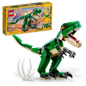 LEGO Creator 3-in-1 Mighty Dinosaur Toy 31058 &ndash; T. rex, Triceratops, Pterodactyl