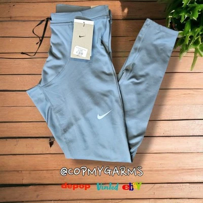 Mens Nike Dri-FIT Challenger Tights - Grey - Small - Image 1 of 4