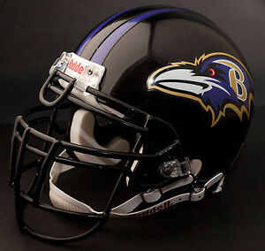 RAY LEWIS Edition BALTIMORE RAVENS Riddell REPLICA Football Helmet NFL