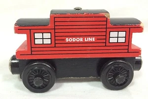Sodor Train Line Caboose Train Thomas & Friends Engine Wooden Railway - Imagen 1 de 5