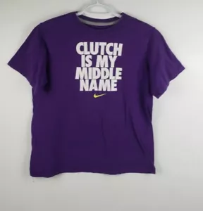 T-shirt Nike Clutch Is My Middle Name manica corta viola donna taglia L - Foto 1 di 8