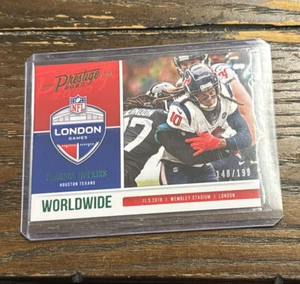 DeAndre Hopkins 2020 Panini Prestige Worldwide Xtra Points Green /199 #WW-DH NFL - Picture 1 of 2