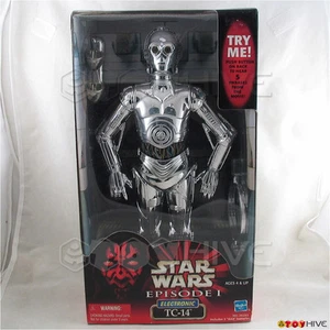 Star Wars The Phantom Menace TPM TC-14 12" inch scale electronic sound phrases - Picture 1 of 2