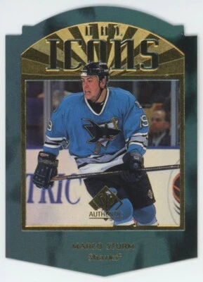 1997-98 SP AUTHENTIC Marco Sturm NHL ICONS DIE-CUT /100 - Image 1 of 2