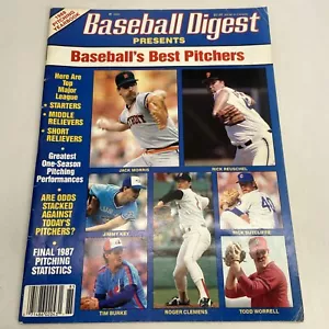 Baseball Digest Presents Baseball' Best Pitchers 1988 Roger Clemens Red Sox - Picture 1 of 2