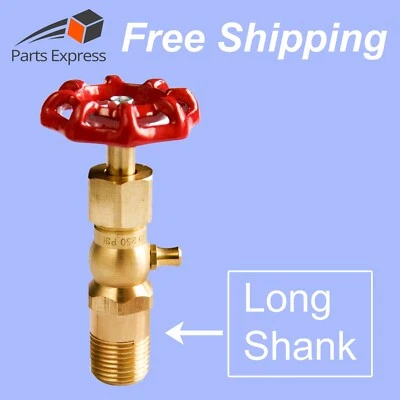 DUCO® 1/2" BOILER TRICOCK VALVE (250 PSI), WATER COLUMN TEST VALVE, LONG-SHANK #966L