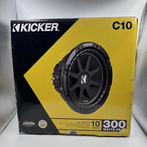 Kicker 43C104 Subwoofer Comp C10 Sub 10" 150 Watt RMS 4-Ohm SVC Car Audio SVC - Picture 1 of 4