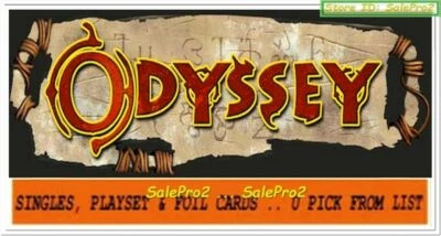 100++ ODYSSEY magic SINGLES PLAYSET MTG or FOIL or RARE CARD LOT . YOU PICK LIST - Image 1 of 3