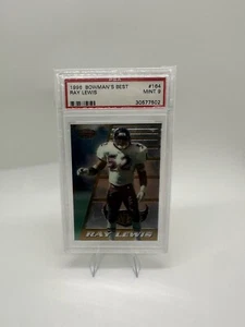 1996 BOWMAN'S BEST #164 RAY LEWIS ROOKIE RC PSA 9 - Picture 1 of 2