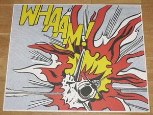 ROY LICHTENSTEIN POSTER " WHAAM ! " RIGHT-HAND PANEL POP ART PLAKAT in MINT - Bild 1 von 6