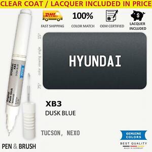 XB3 Touch Up Paint for Hyundai Blue TUCSON NEXO DUSK BLUE Pen Stick Scratch Chip