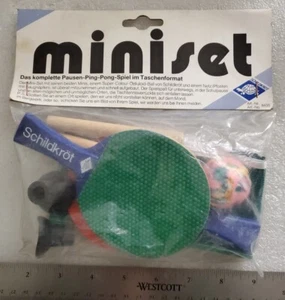 Miniset Das Komplette Ping Pong Spiel Im Taschenformet - Picture 1 of 4