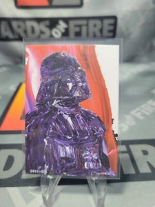 Tarjeta Star Wars 2023. Divertida #SW01-028 Tarjeta Base Darth Vader Disney - Imagen 1 de 2