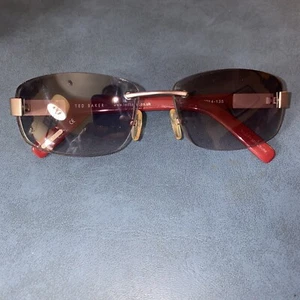 Ted Baker Sunglasses Candour Burgundy Grey UK B433 - Picture 1 of 7