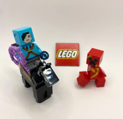 Lote de minifiguras Lego Minecraft - Aventurero a caballo + Creeper - ¡Nuevo! Foto 1 de 3