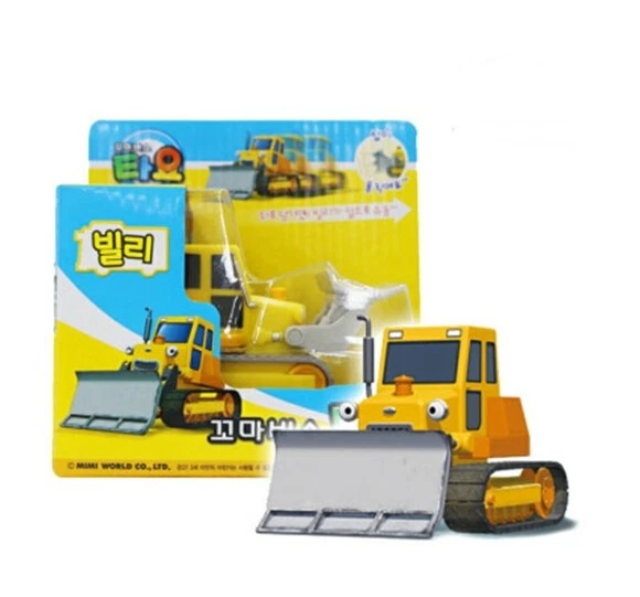 Mini coche de juguete de plástico fundido a presión Little Bus TAYO "Billy" animación coreana juguete para niños Foto 1 de 4