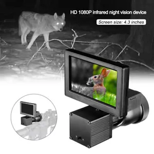 Fire Wolf Illuminator 1080P 4.3" Infrared Night Vision For Rifle Scopes Hunting# - Picture 1 of 12